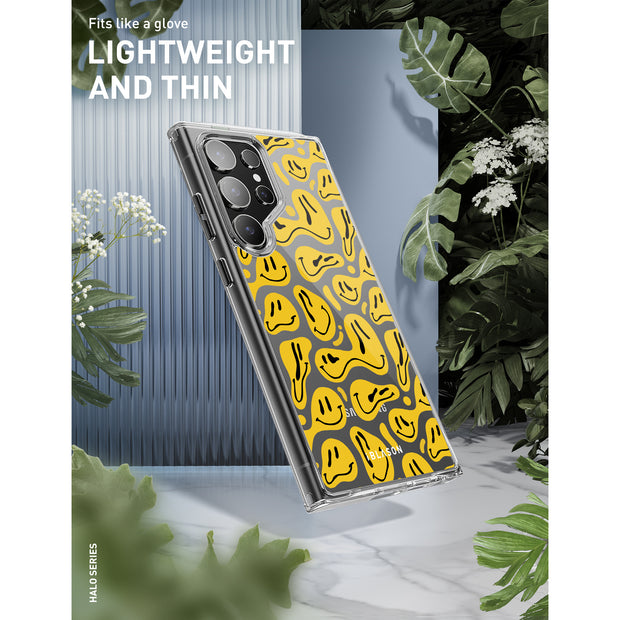 Galaxy S23 Ultra Halo MagSafe Cute Phone Case - Sunny Smiles