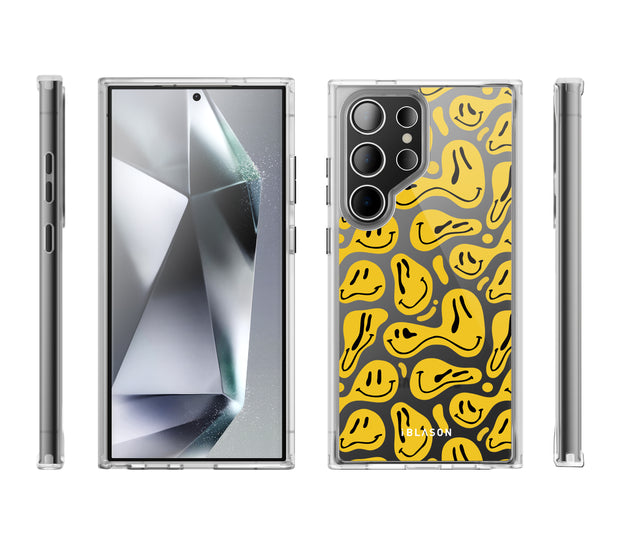 Galaxy S23 Ultra Halo MagSafe Cute Phone Case - Sunny Smiles