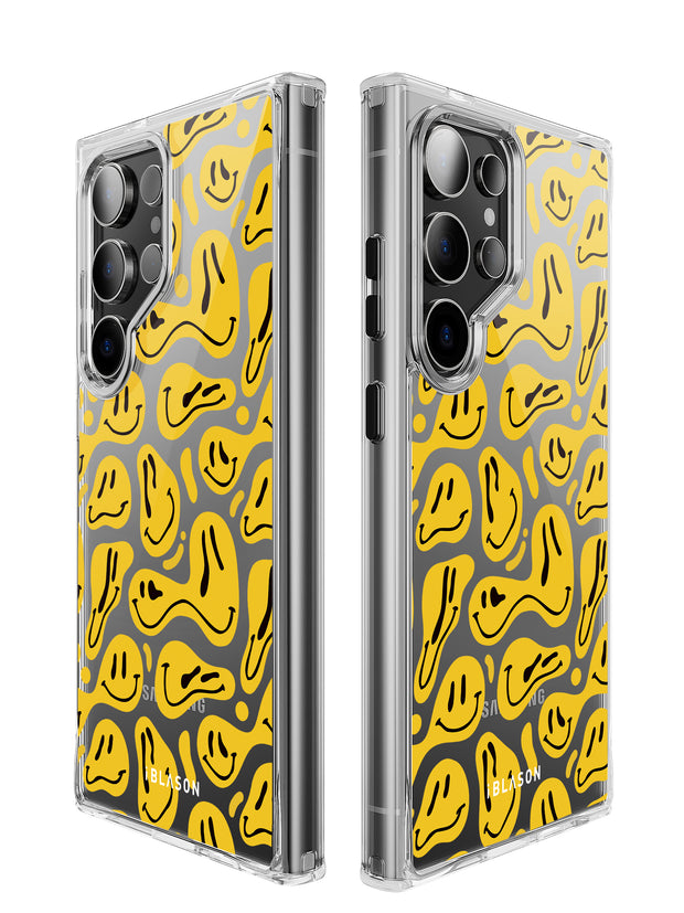 Galaxy S23 Ultra Halo MagSafe Cute Phone Case - Sunny Smiles