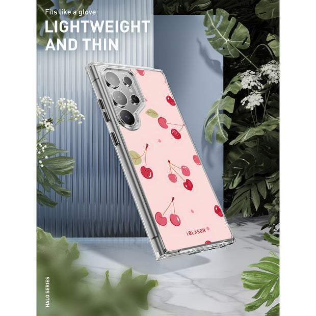 Galaxy S23 Ultra Halo MagSafe Cute Phone Case - Cherry on Top