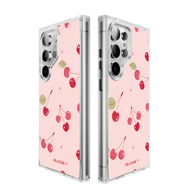 Galaxy S23 Ultra Halo MagSafe Cute Phone Case - Cherry on Top