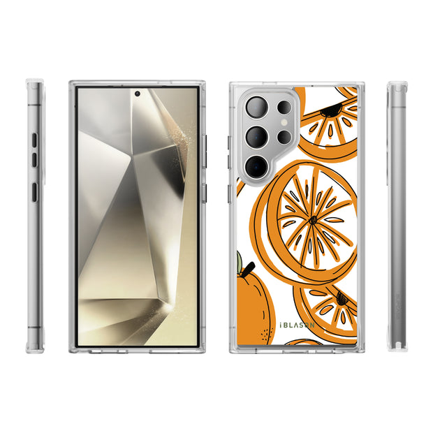 Galaxy S23 Ultra Halo MagSafe Cute Phone Case - Oranges