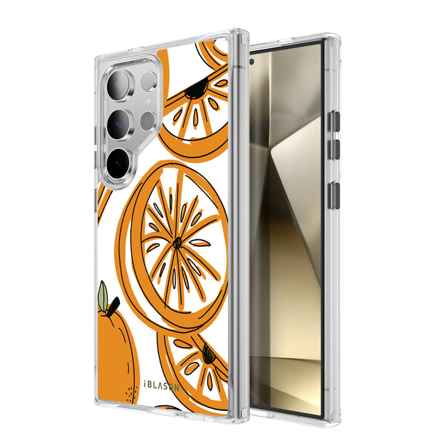 Galaxy S23 Ultra Halo MagSafe Cute Phone Case - Oranges