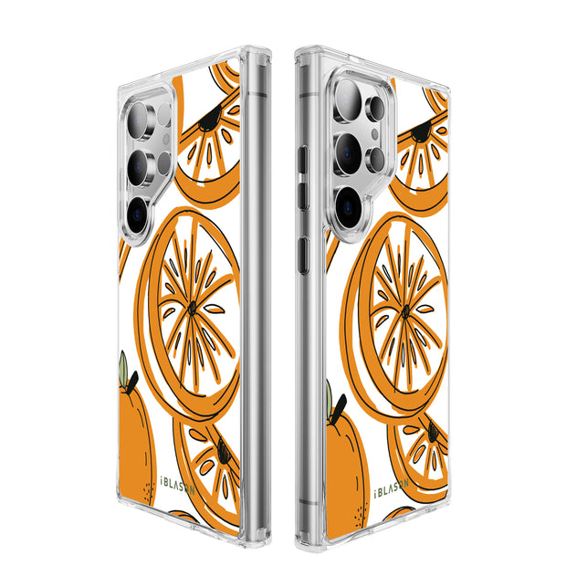 Galaxy S23 Ultra Halo MagSafe Cute Phone Case - Oranges