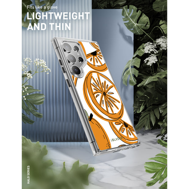 Galaxy S23 Ultra Halo MagSafe Cute Phone Case - Oranges