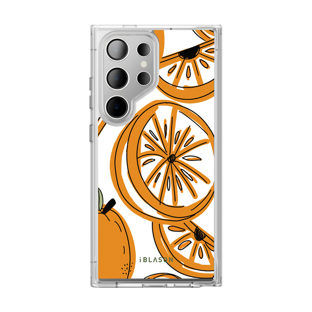 Galaxy S23 Ultra Halo MagSafe Cute Phone Case - Oranges