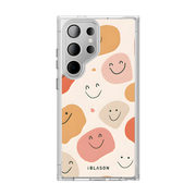 Galaxy S23 Ultra Halo MagSafe Cute Phone Case - Happy