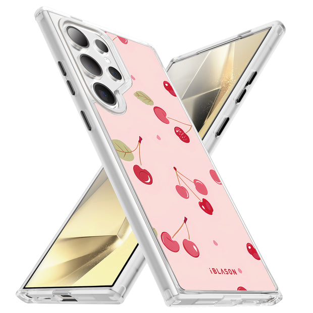 Galaxy S23 Ultra Halo MagSafe Cute Phone Case - Cherry on Top