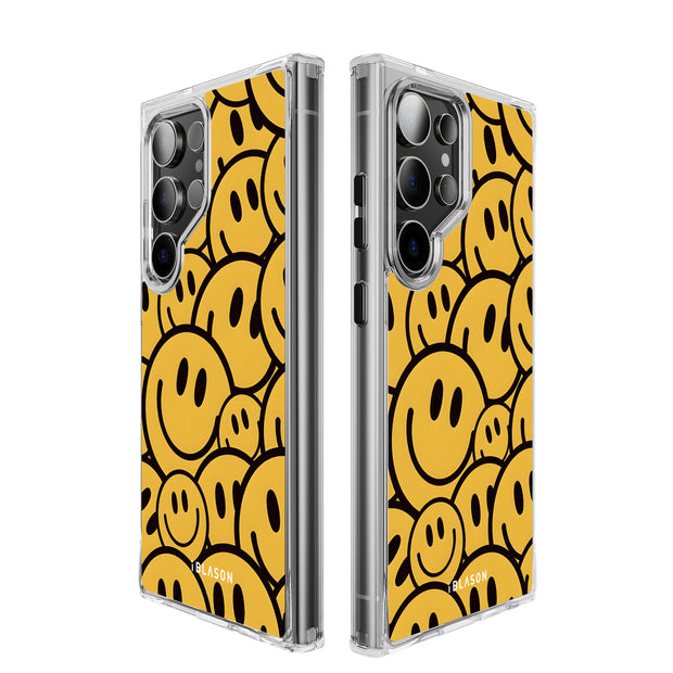 Galaxy S24 Ultra Halo MagSafe Cute Phone Case - Summer Smiles