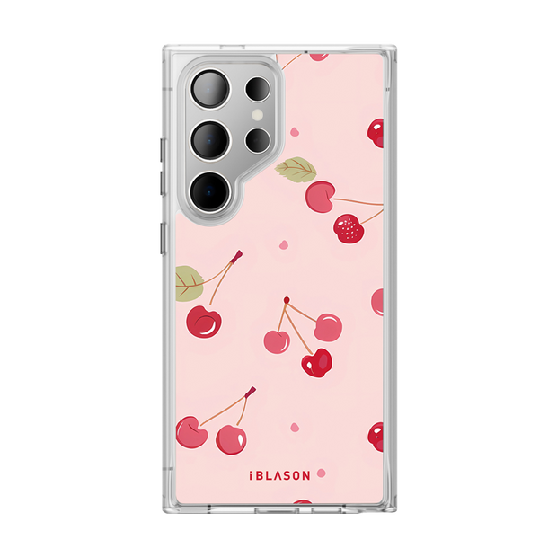 Galaxy S24 Ultra Halo MagSafe Cute Phone Case - Cherry on Top