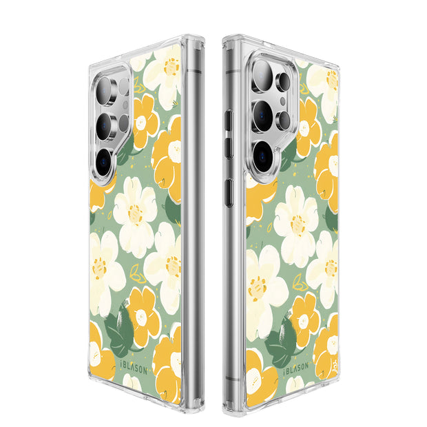 Galaxy S24 Ultra Halo MagSafe Cute Phone Case - Spring Blooms