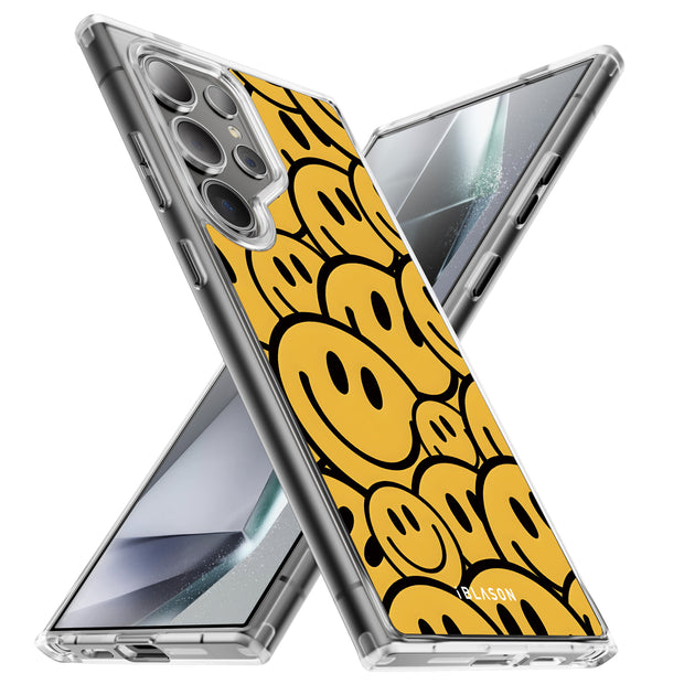 Galaxy S24 Ultra Halo MagSafe Cute Phone Case - Summer Smiles