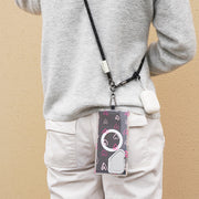 Phone and wristlet straps - Black