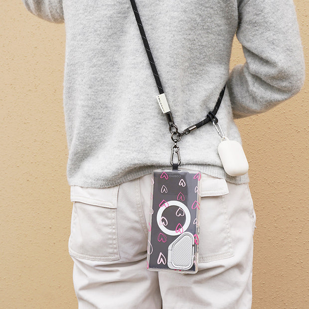 Phone and wristlet straps - Black