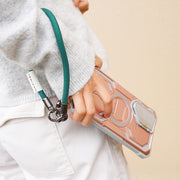 Phone and wristlet straps - Dark Green
