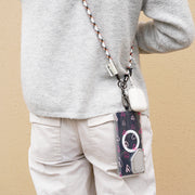 Phone and wristlet straps - White