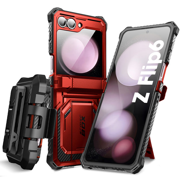 Galaxy Z Flip6 Armorbox - Metallic Red