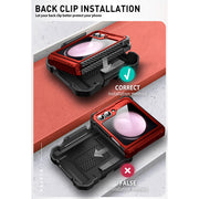 Galaxy Z Flip6 Armorbox - Metallic Red