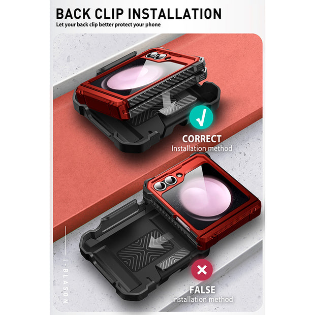 Galaxy Z Flip6 Armorbox - Metallic Red