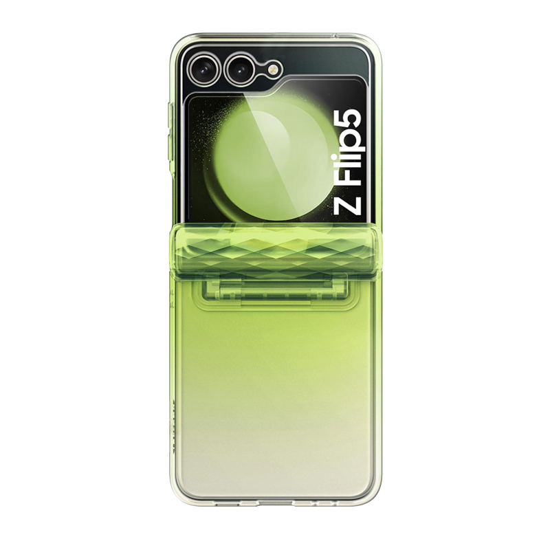 Galaxy Z Flip5 Halo Case- Gradient Green Galaxy Z Flip5 Halo Case- Gradient Green
