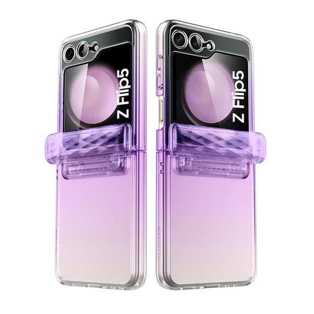 i-Blason Samsung Galaxy Z Flip5 Halo Hardshell Phone Case - Gradient Purple