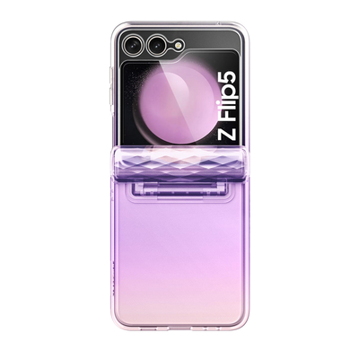 i-Blason Samsung Galaxy Z Flip5 Halo Hardshell Phone Case - Gradient Purple