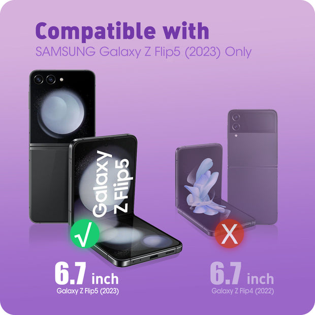 Galaxy Z Flip5 Halo - Gradient Purple