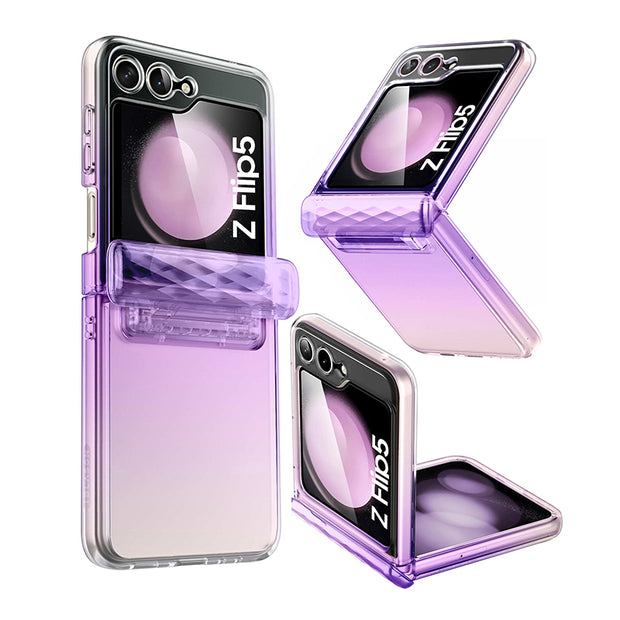 i-Blason Samsung Galaxy Z Flip5 Halo Hardshell Phone Case - Gradient Purple