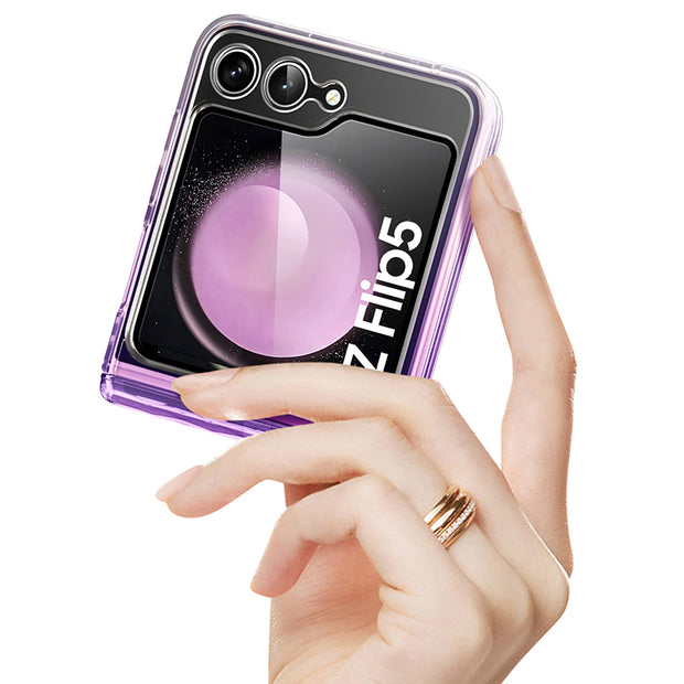 i-Blason Samsung Galaxy Z Flip5 Halo Hardshell Phone Case - Gradient Purple