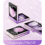 i-Blason Samsung Galaxy Z Flip5 Halo Hardshell Phone Case - Gradient Purple