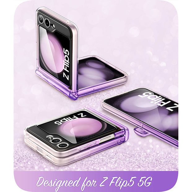 i-Blason Samsung Galaxy Z Flip5 Halo Hardshell Phone Case - Gradient Purple