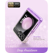 i-Blason Samsung Galaxy Z Flip5 Halo Hardshell Phone Case - Gradient Purple