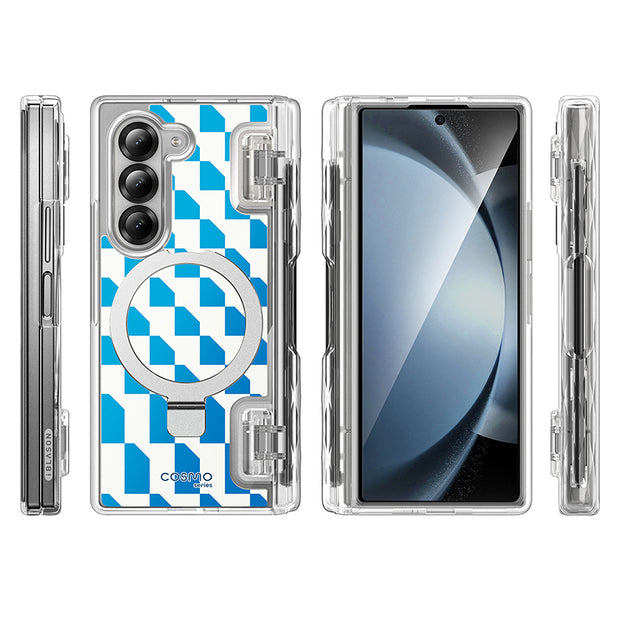 Galaxy Z Fold6 Cosmo Pro - Blue Checker