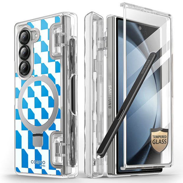Galaxy Z Fold6 Cosmo Pro - Blue Checker