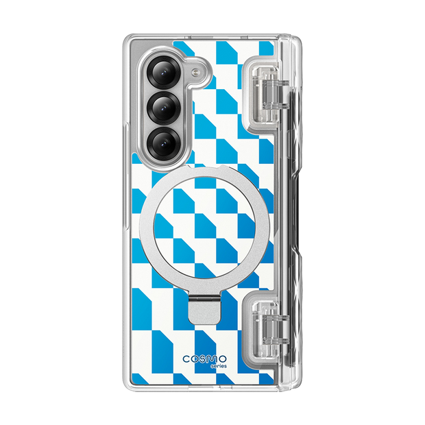 Galaxy Z Fold6 Cosmo Pro - Blue Checker