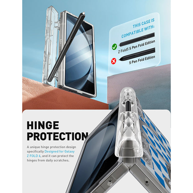 Galaxy Z Fold6 Cosmo Pro - Blue Checker