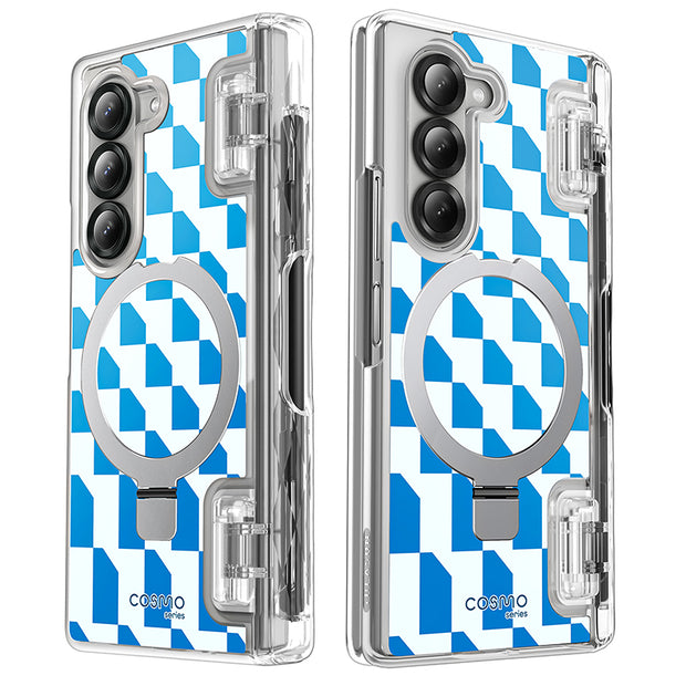 Galaxy Z Fold6 Cosmo Pro - Blue Checker