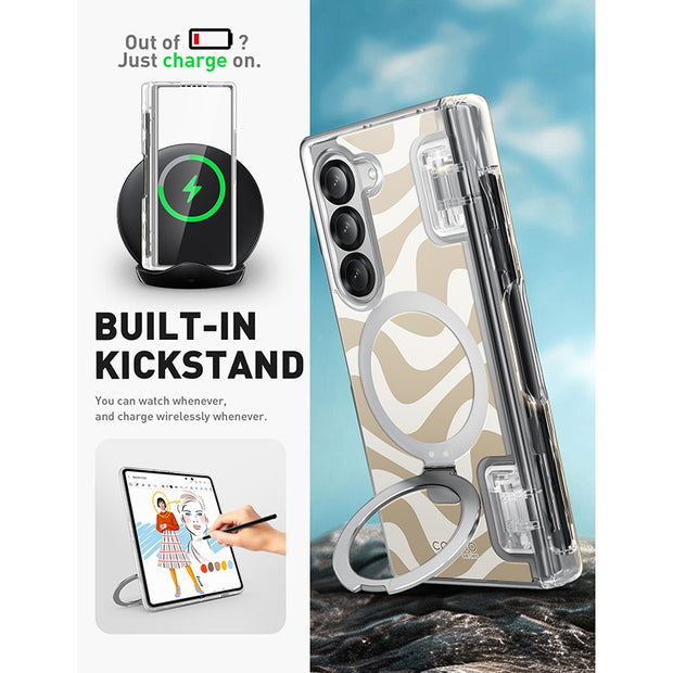 Galaxy Z Fold6 Cosmo Pro - Beige Swirl