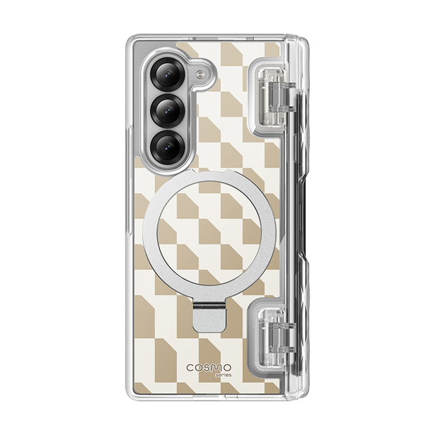 Galaxy Z Fold6 Cosmo Pro - Brown Checker