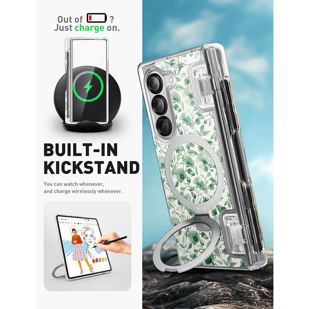 Galaxy Z Fold6 Cosmo Pro - Green Floral