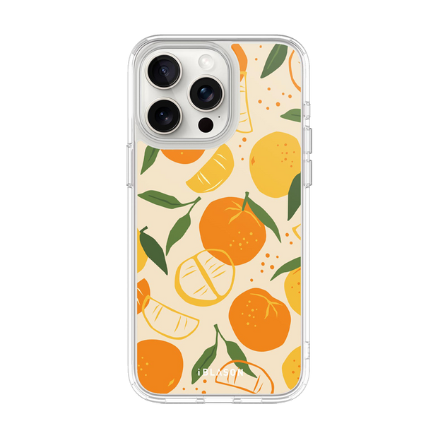 iPhone 15 Pro Max Halo MagSafe Cute Phone Case - Oranges & Lemons