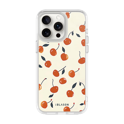 iPhone 15 Pro Max Halo MagSafe Cute Phone Case - Sweet Cherries