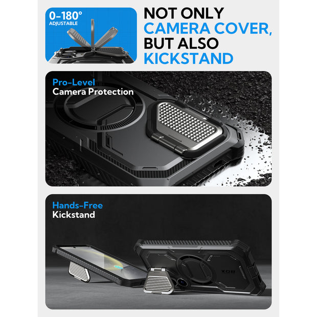 Galaxy S25 Plus Armorbox Protective Phone Case - Black