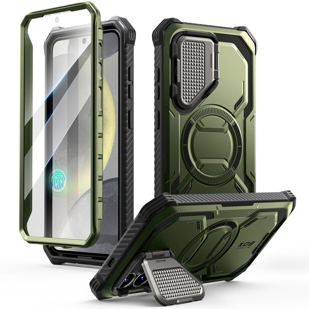 Galaxy S25 Plus Armorbox Protective Phone Case - Dark Green