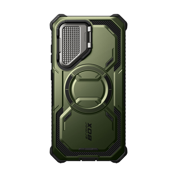 Galaxy S25 Plus Armorbox Protective Phone Case - Dark Green
