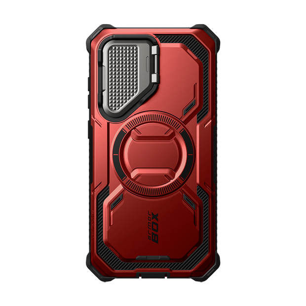 Galaxy S25 Plus Armorbox Protective Phone Case - Metallic Red