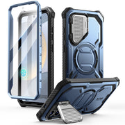 Galaxy S25 Plus Armorbox Protective Phone Case - Metallic Blue