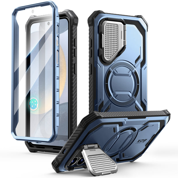 Galaxy S25 Plus Armorbox Protective Phone Case - Metallic Blue