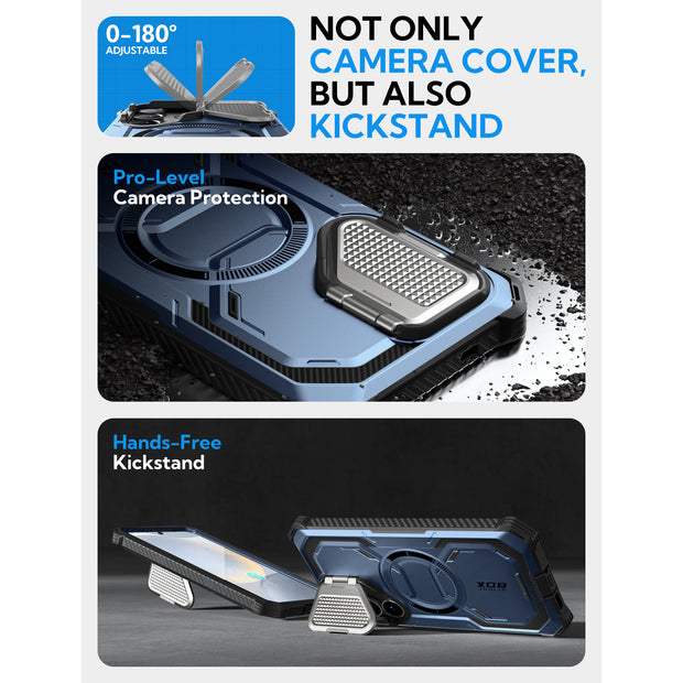 Galaxy S25 Plus Armorbox Protective Phone Case - Metallic Blue