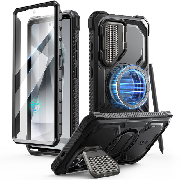 Galaxy S25 Ultra Armorbox Protective Phone Case - Black